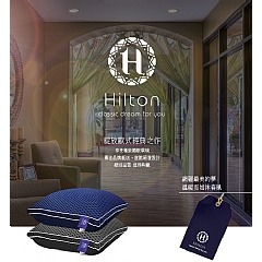 【虎達麥皂陪省團】【Hilton希爾頓】 6D 酷涼透氣銀離子抑菌獨立筒枕/星際藍-細節圖3