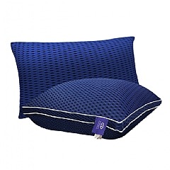 【虎達麥皂陪省團】【Hilton希爾頓】 6D 酷涼透氣銀離子抑菌獨立筒枕/星際藍-細節圖10