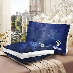 【虎達麥皂陪省團】【Hilton希爾頓】 凡爾賽藍玫瑰銀離子抑菌獨立筒枕-細節圖2