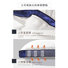 【虎達麥皂陪省團】【Hilton希爾頓】 翱翔星際抑菌獨立筒沉睡枕-細節圖8