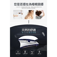 【虎達麥皂陪省團】【Hilton希爾頓】 翱翔星際抑菌獨立筒沉睡枕-細節圖9