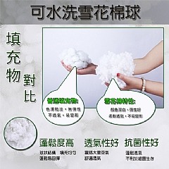 【虎達麥皂陪省團】Hilton希爾頓 -御用竹炭4D透氣雪花枕-細節圖2