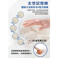 【虎達麥皂陪省團】【Hilton 希爾頓】蝶型釋壓記憶枕/3D防鼾枕/2色-細節圖6