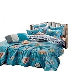 【虎達麥皂陪省團】【Hilton 希爾頓】能量石墨烯健康四季薄被2Kg/蒂芙尼(藍)/冷氣被/涼-細節圖10