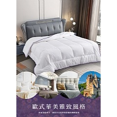 【虎達麥皂陪省團】【FlowerButterf 法蝶】100%天然水鳥羽毛健康四季薄被2.5公斤/冷氣被/涼被/能量被-細節圖3