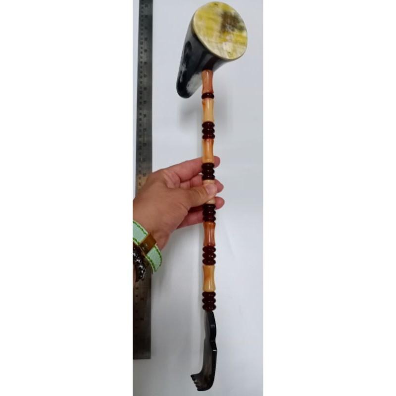 【虎達麥皂陪省團】現貨 快速出貨 台灣出貨 按摩梳 點穴 指壓器 牛角 按摩 牛角梳 刮痧-細節圖7
