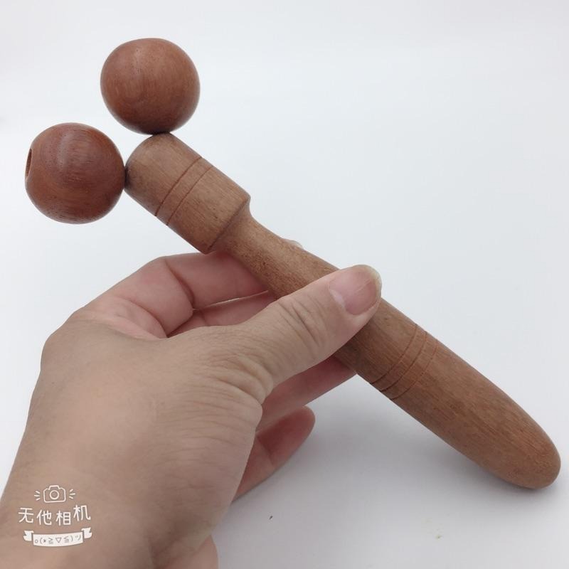 【虎達麥皂陪省團】現貨/快速出貨/原木中滾輪按摩器-細節圖2