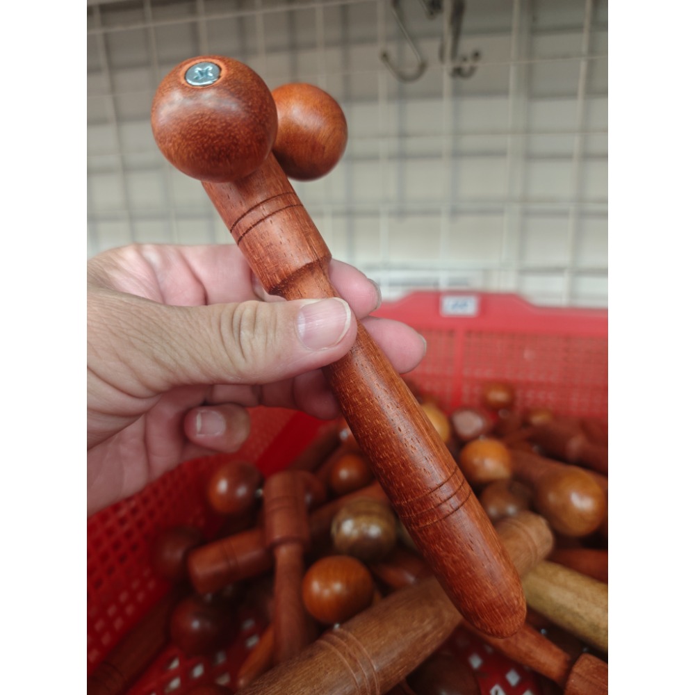 【虎達麥皂陪省團】現貨/快速出貨/原木小滾輪按摩器-細節圖5