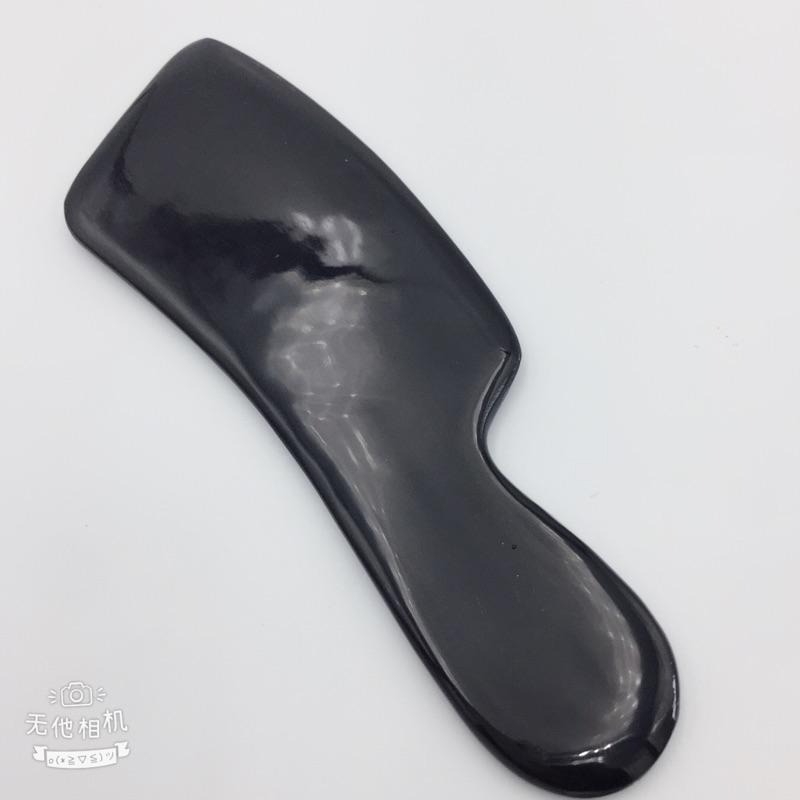 【虎達麥皂陪省團】現貨/快速出貨/黑牛角刀型按摩刮痧板-細節圖2