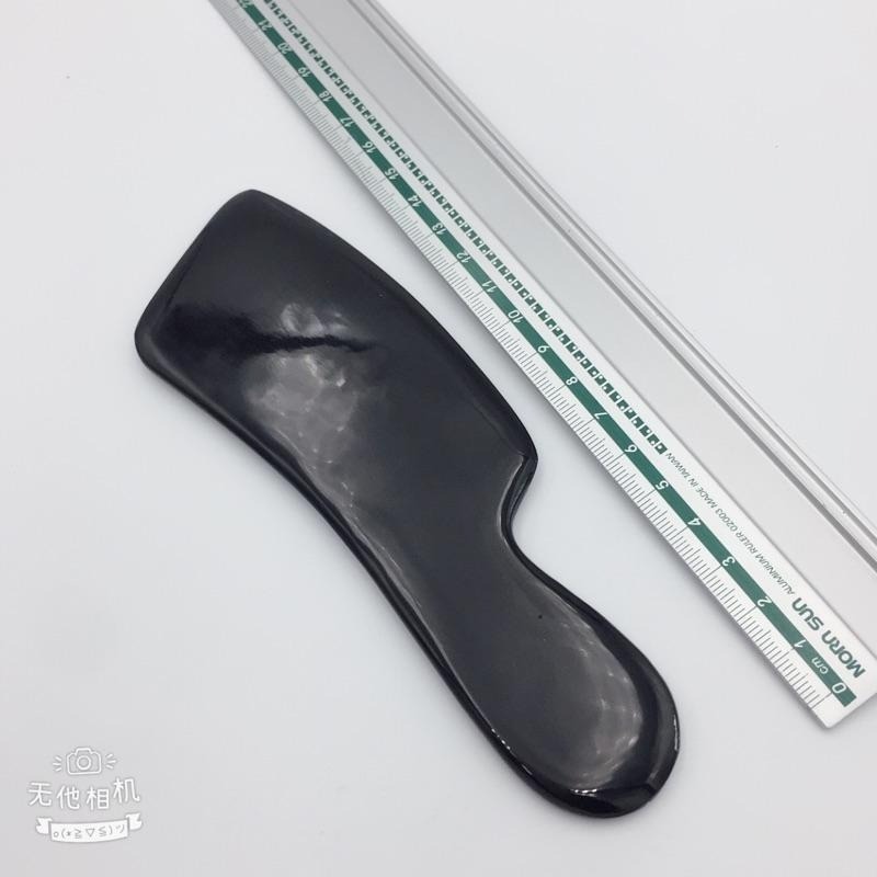 【虎達麥皂陪省團】現貨/快速出貨/黑牛角刀型按摩刮痧板-細節圖4