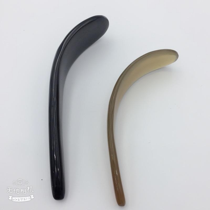 【虎達麥皂陪省團】現貨/快速出貨/牛角刮痧器 刮痧 養生 按摩板 美體 美容 不鏽鋼刮痧按摩器-細節圖3
