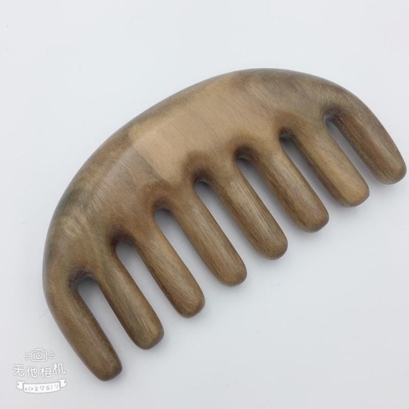【虎達麥皂陪省團】巴拉圭綠檀梳 經絡按摩梳  原木梳 綠檀梳 按摩梳  按摩梳 南美綠檀 手工綠檀梳 原木梳 綠檀梳-細節圖4