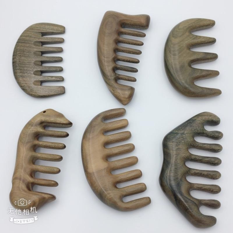 【虎達麥皂陪省團】巴拉圭綠檀梳 經絡按摩梳  原木梳 綠檀梳 按摩梳  按摩梳 南美綠檀 手工綠檀梳 原木梳 綠檀梳-細節圖6