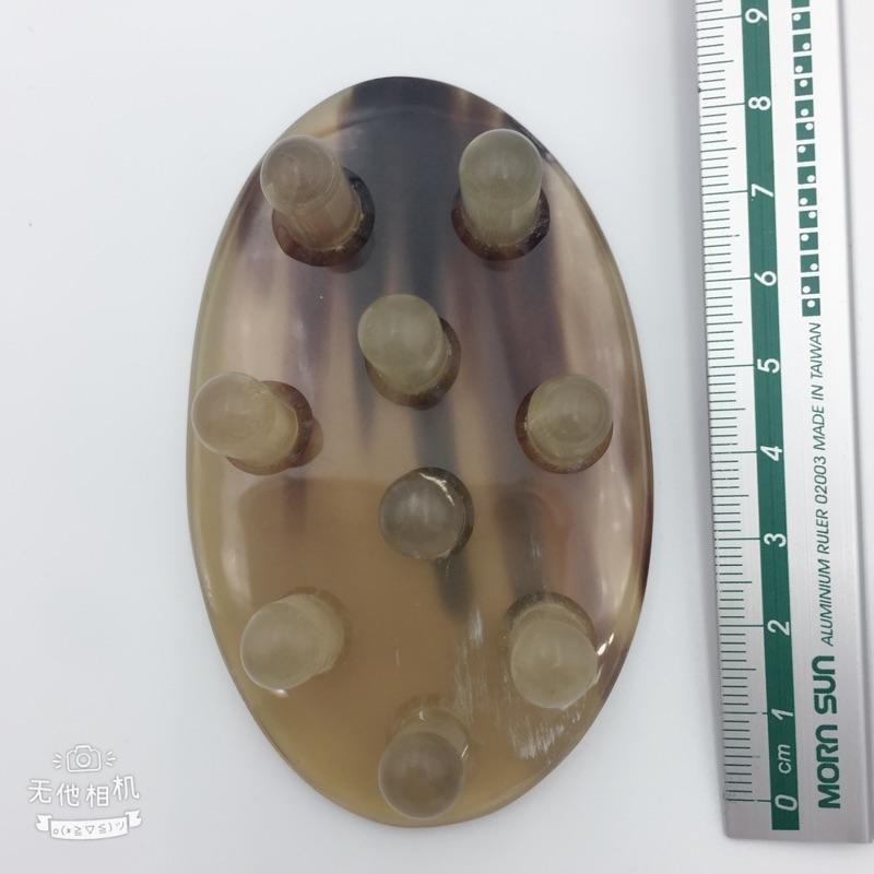 【虎達麥皂陪省團】現貨/花牛角/花牛角按摩棒/牛角盤 刮痧 養生 按摩板 美體 美容 不鏽鋼刮痧按摩器 艾草薰香-細節圖6