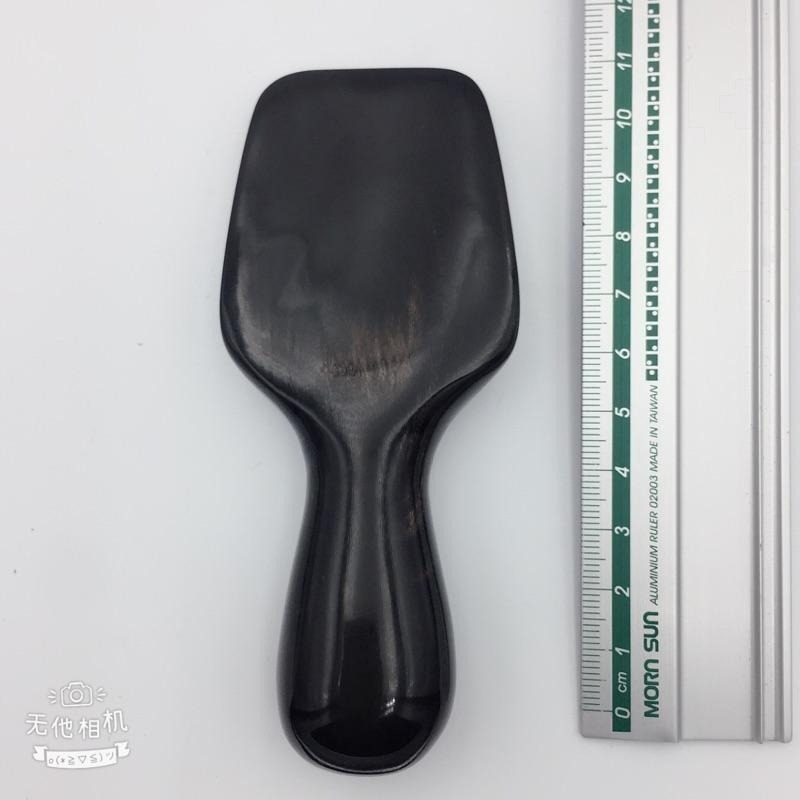 【虎達麥皂陪省團】現貨/黑牛角/牛角棒/按摩棒/畚箕形刮痧器 刮痧 養生 按摩板 美體 美容-細節圖6