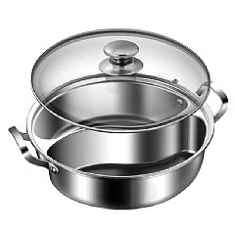 【虎達麥皂陪省團】【JUSTCOOK 廚藝寶】316不鏽鋼鴛鴦雙耳湯鍋32公分含蓋-細節圖7