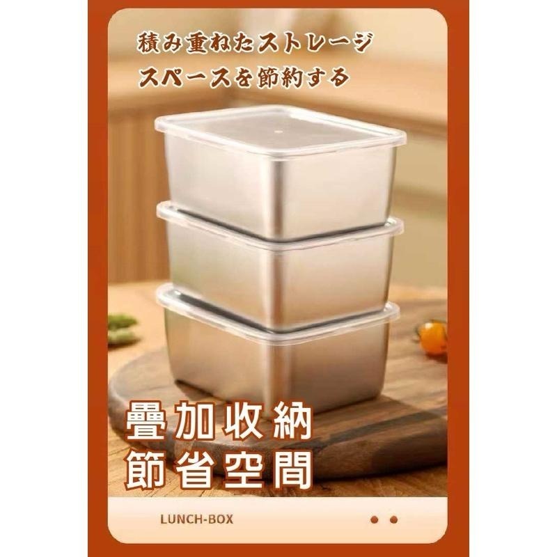 【虎達麥皂陪省團】【JUSTCOOK 廚藝寶】316不鏽鋼保鮮盒/餐盒/水果收納盒/食物密封盒/便當菜盒(5入組)-細節圖3