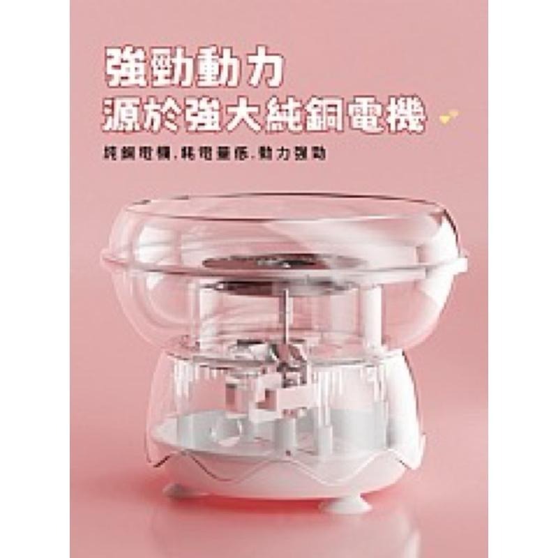 【虎達麥皂陪省【JUSTCOOK 廚藝寶】迷你電動家用棉花糖機器/迷你花式彩砂糖/DIY棉花糖機/手工製作彩砂糖機-細節圖6