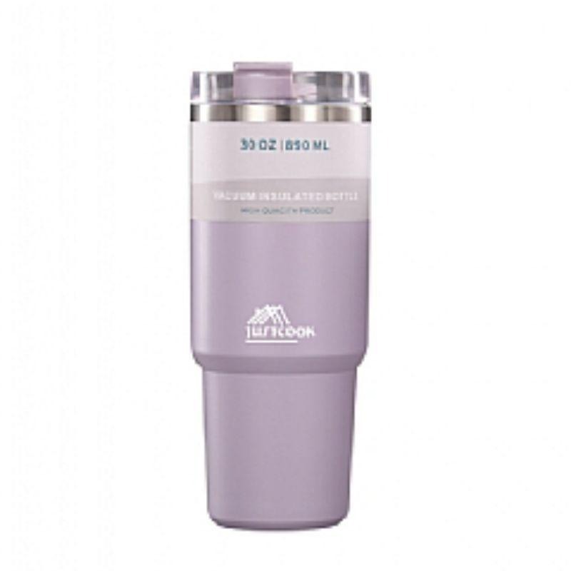 【虎達麥皂陪省團】宅配/【JUSTCOOK 廚藝寶】304不鏽鋼雙層冰霸保溫保冷杯890ml-細節圖8