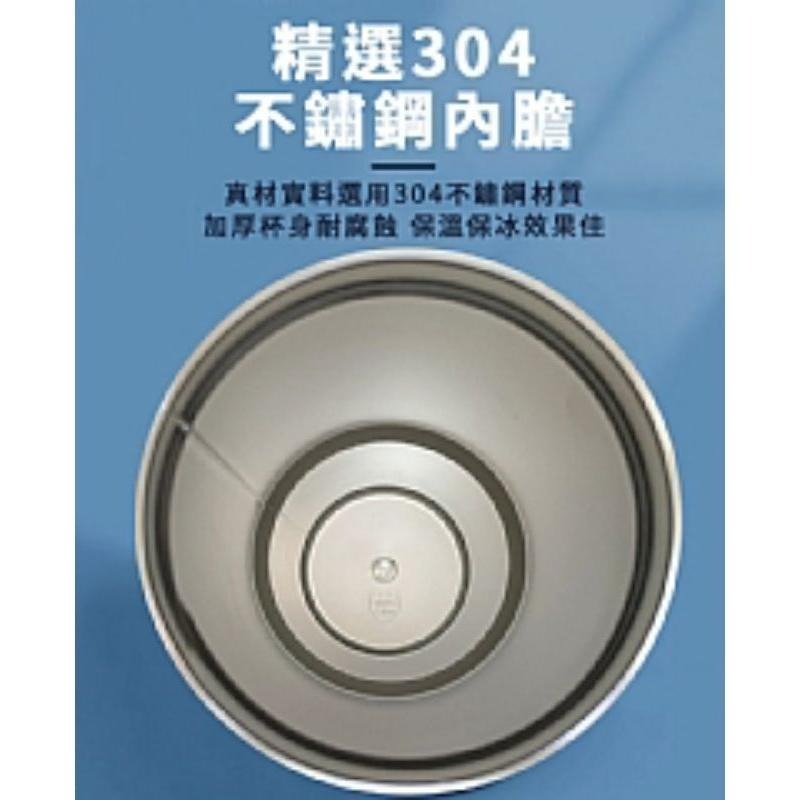 【虎達麥皂陪省團】宅配/【JUSTCOOK 廚藝寶】304不鏽鋼雙層冰霸保溫保冷杯890ml-細節圖9