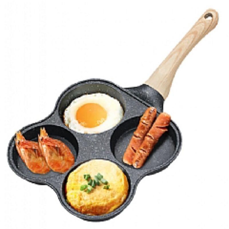 【虎達麥皂陪省團】宅配/日式麥飯石不沾雞蛋漢堡鍋/早餐鍋/煎餅鍋/平煎鍋-細節圖3