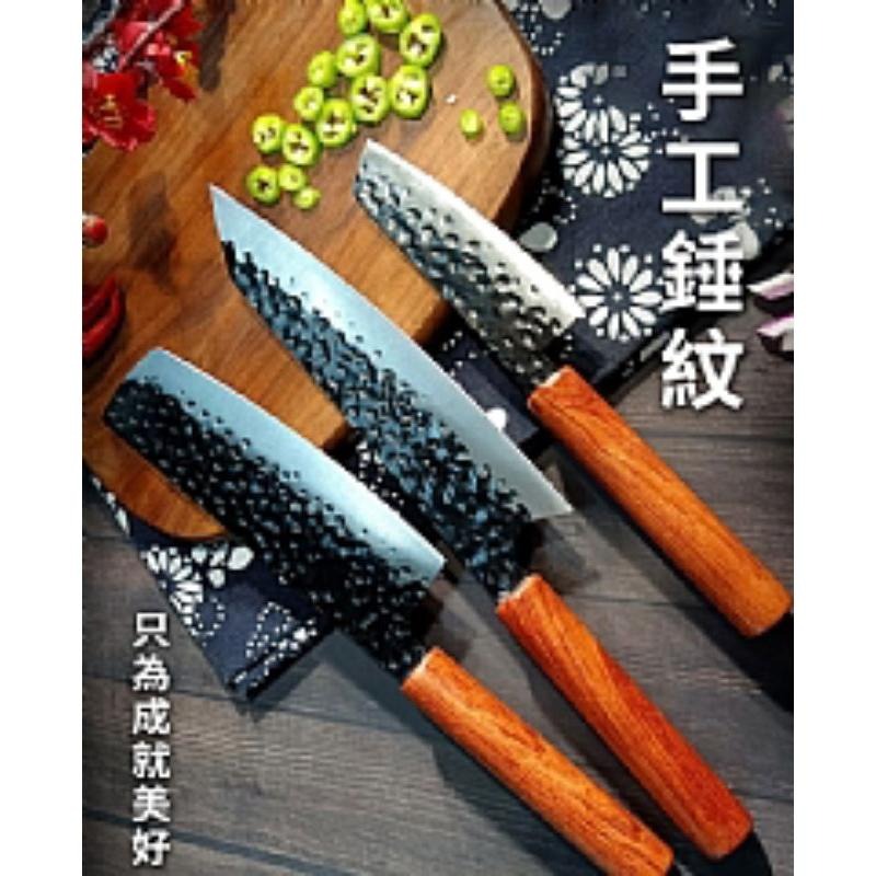 【虎達麥皂陪省團】宅配/日本進口手工鍛打小廚刀/切片刀/水果刀 (禮盒組)-細節圖4