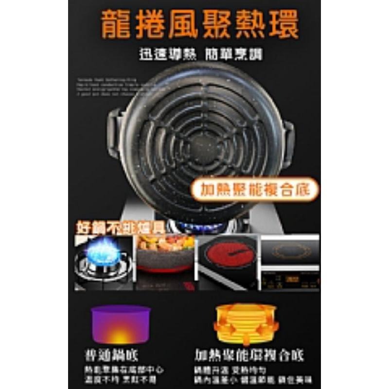 【虎達麥皂陪省團】宅配/韓式麥飯石真空微壓湯鍋/可變蒸籠/雙耳鍋/燉鍋/節能鍋(28公分)-細節圖6