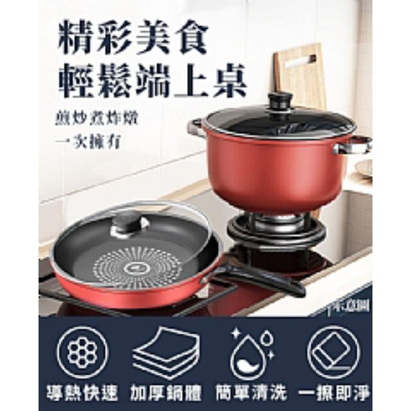 【虎達麥皂陪省團】宅配/不沾鍋具四件套組/贈鍋鏟-細節圖5