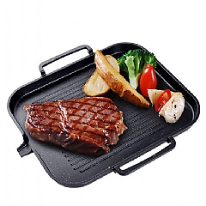 【虎達麥皂陪省團】宅配/麥飯石不沾複合金燒烤盤/電磁爐燒烤-細節圖8