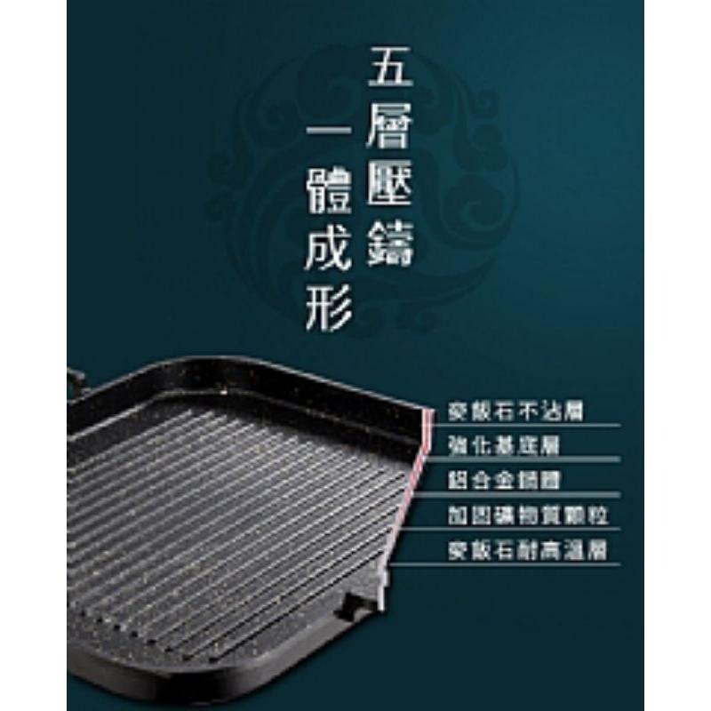 【虎達麥皂陪省團】麥飯石不沾複合金燒烤盤/電磁爐燒烤-細節圖6