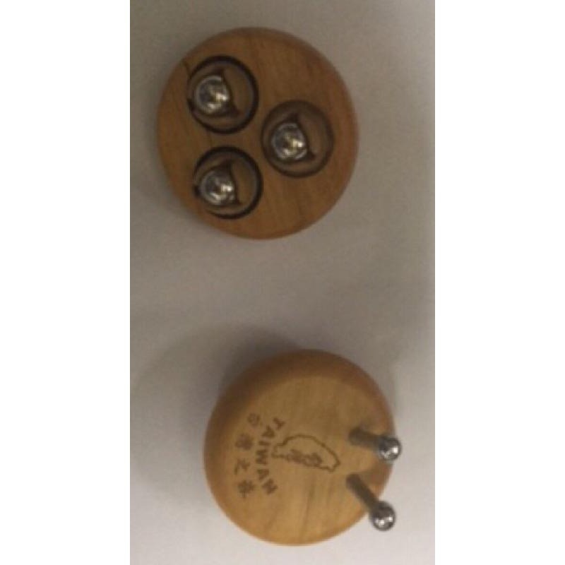 【虎達麥皂陪省團】木製三珠按摩加2角/台灣之旅三珠按摩/橡木製/不鏽鋼刮痧按摩器-細節圖4