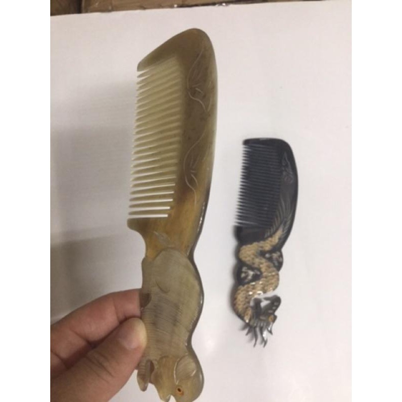 【虎達麥皂陪省團】（現貨) /限時特賣 牛角梳子-細節圖2