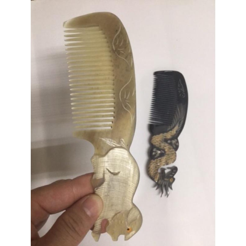 【虎達麥皂陪省團】（現貨) /限時特賣 牛角梳子-細節圖3