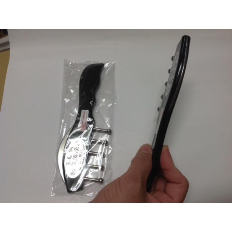 【虎達麥皂陪省團】雙頭不銹鋼刮痧器/限時特賣/現貨-細節圖3