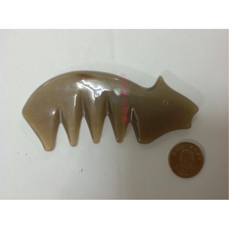 【虎達麥皂陪省團】五齒兔按摩梳 牛角按摩棒-細節圖2