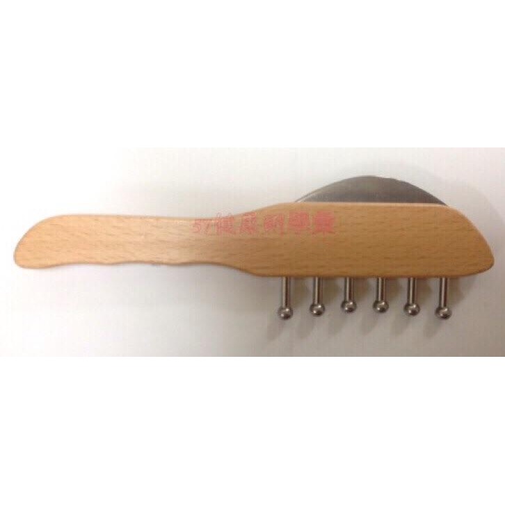 【虎達麥皂陪省團】6釘三磁石按摩棒  不鏽鋼雙刮頭-細節圖3