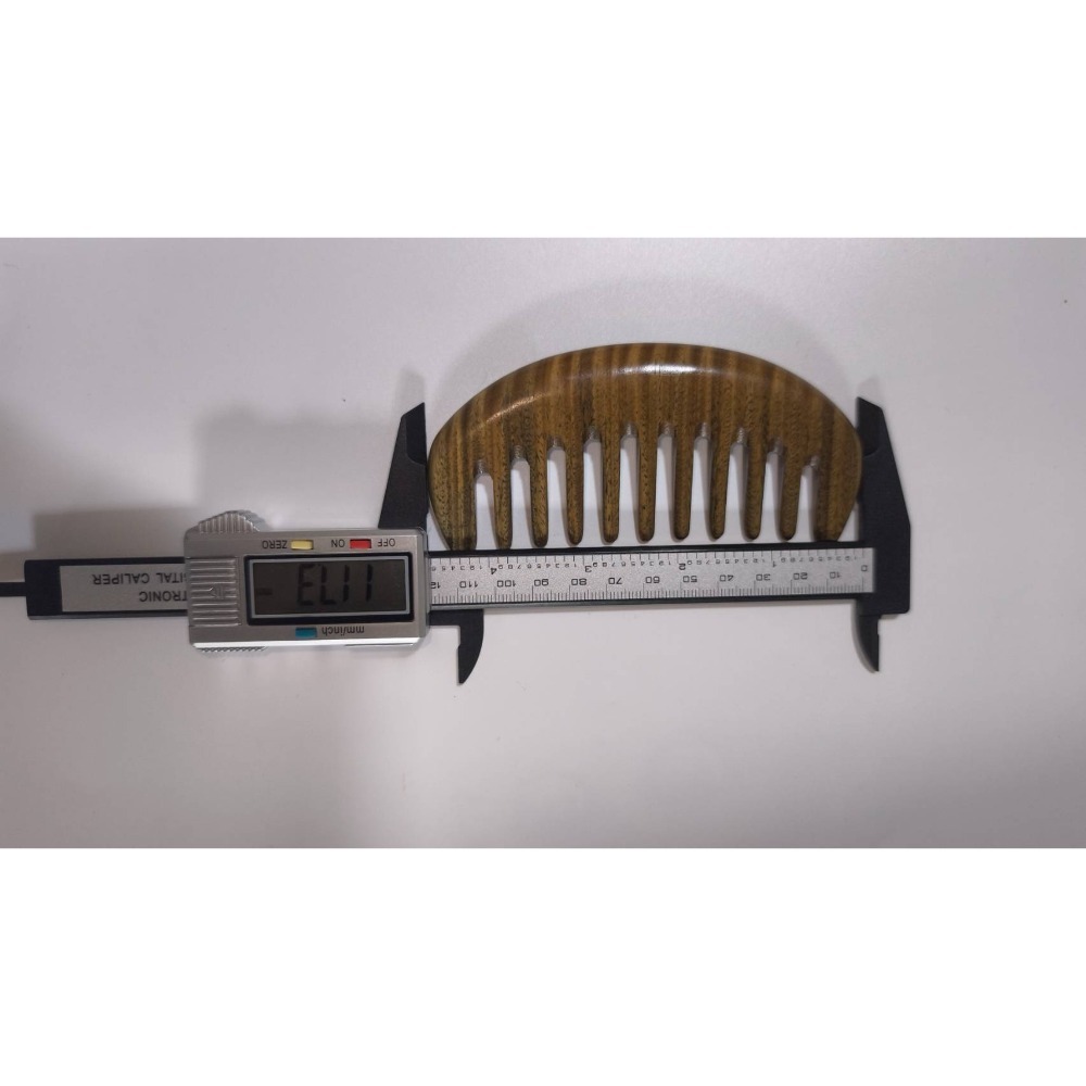 【虎達麥皂陪省團】綠檀梳 原木梳子 梳子 按摩梳-細節圖4