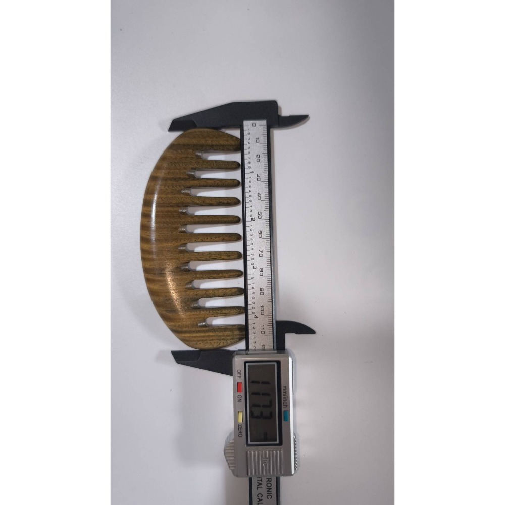 【虎達麥皂陪省團】綠檀梳 原木梳子 梳子 按摩梳-細節圖5