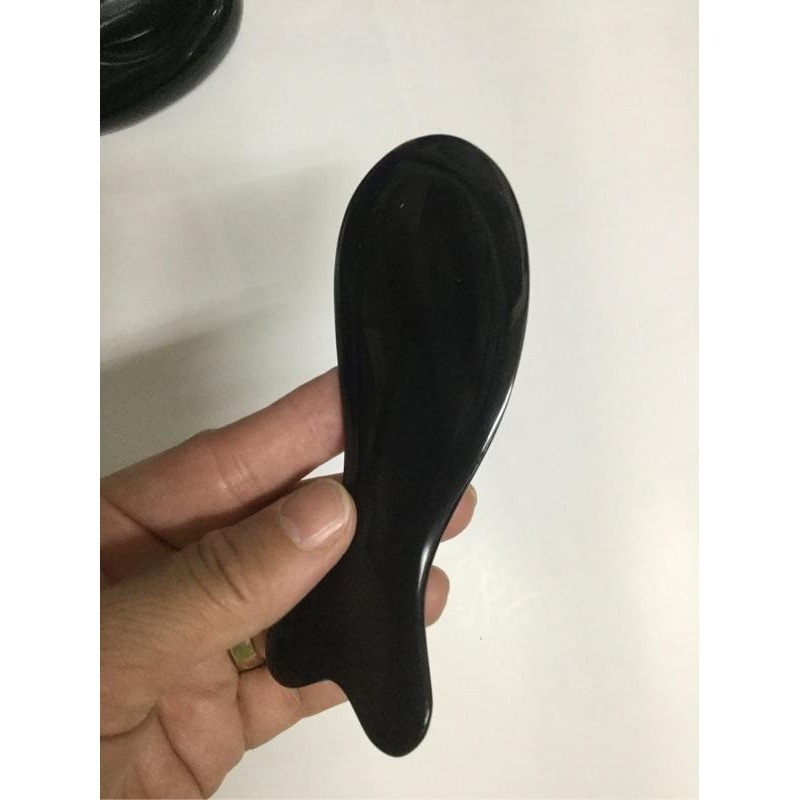 【虎達麥皂陪省團】牛角刮痧板 小海豚 健康 養生 穴道按摩 刮痧棒 做臉棒 撥筋棒 腳底按摩-細節圖2