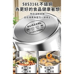 【虎達麥皂陪省團】【A+COOK A級料理】蜂巢式316不鏽鋼雙耳湯鍋-細節圖5