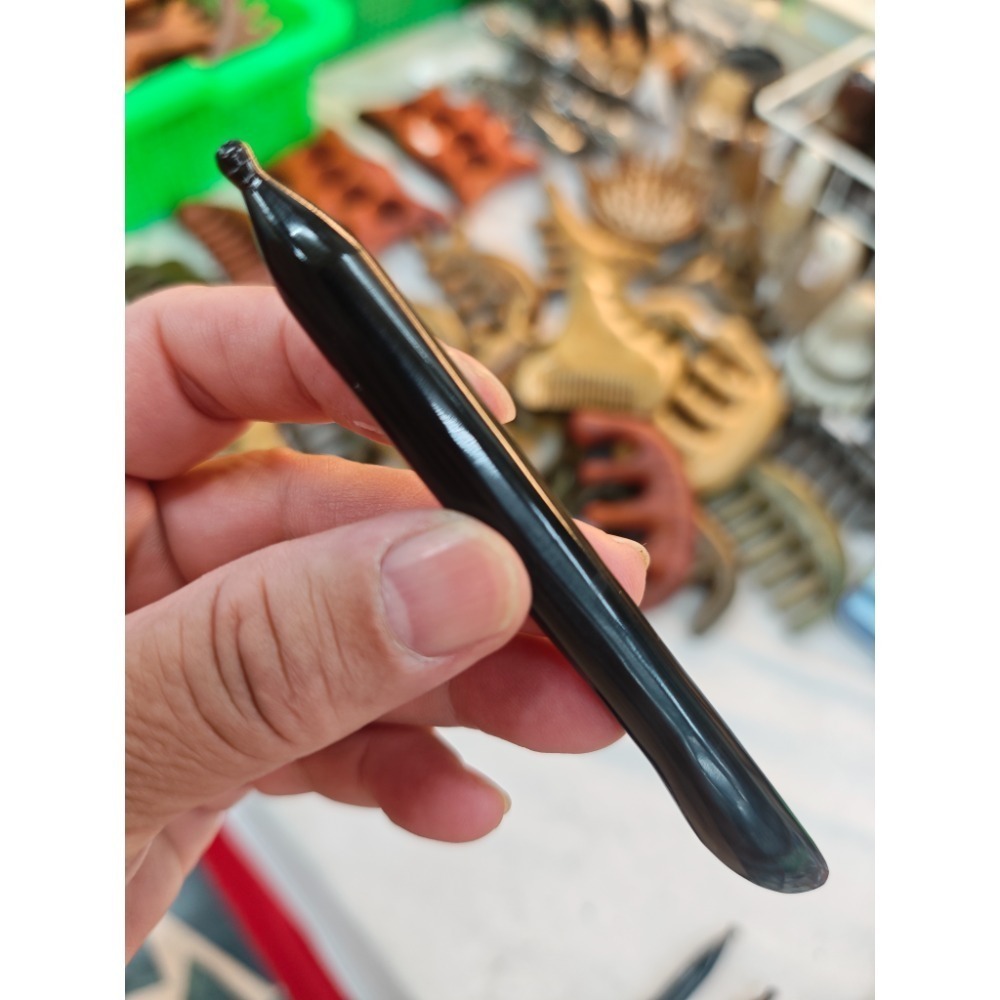 【虎達麥皂陪省團】美容筆 牛角按摩筆 睛明穴-細節圖2