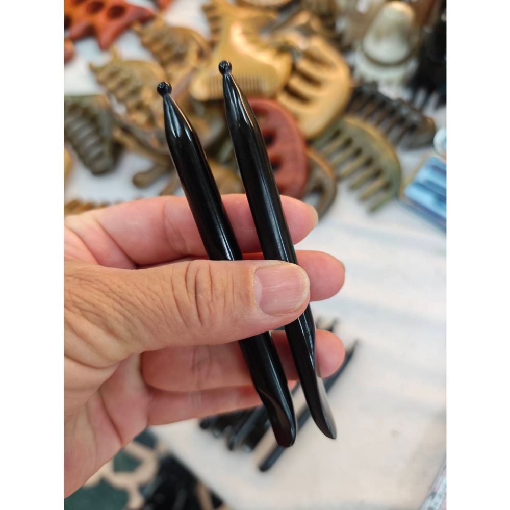 【虎達麥皂陪省團】美容筆 牛角按摩筆 睛明穴-細節圖9