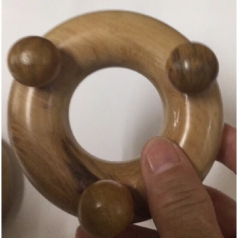 【虎達麥皂陪省團】肖楠木 香木 淡淡木頭香 甜甜圈原木 按摩圈-細節圖5