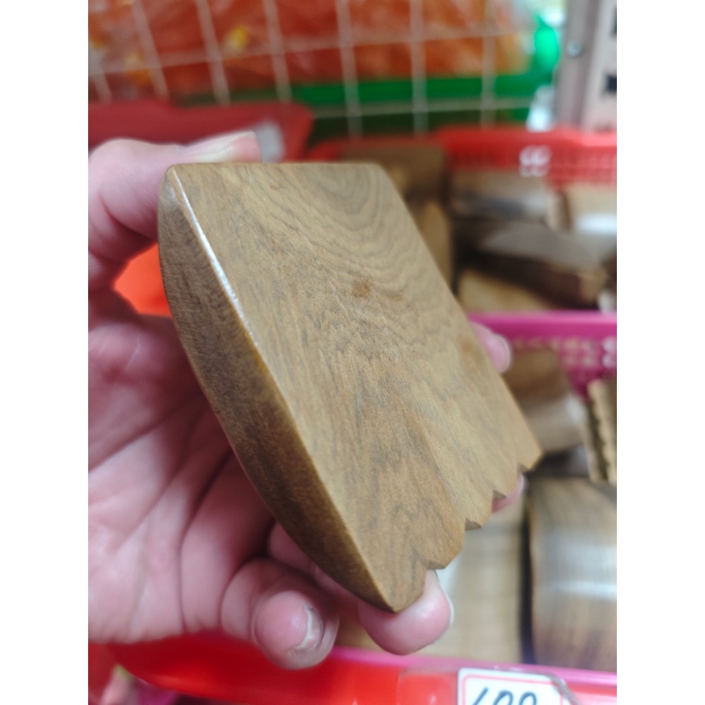 【虎達麥皂陪省團】狗爪按摩梳 原木-細節圖3