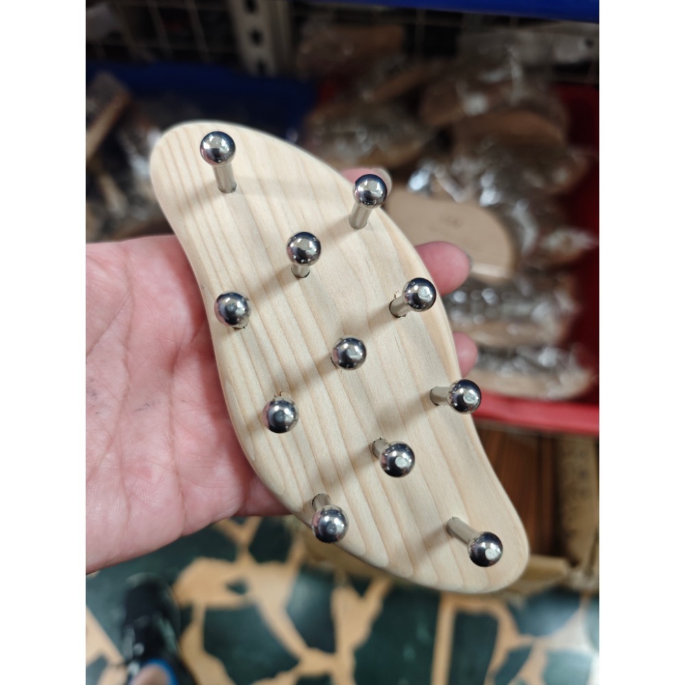 【虎達麥皂陪省團】台灣製造 原木11丁 按摩梳-細節圖3