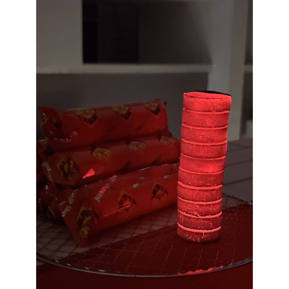 【快速出貨】速燃炭 果木炭 木炭 果木速燃炭 4cm 中秋烤肉必備-細節圖3