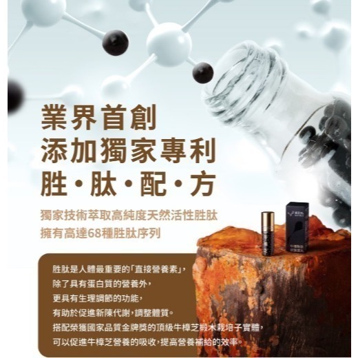 [康肽爾]牛樟芝胜肽滴丸 100粒/瓶 (牛樟芝+活性胜肽) 強強聯手-細節圖3