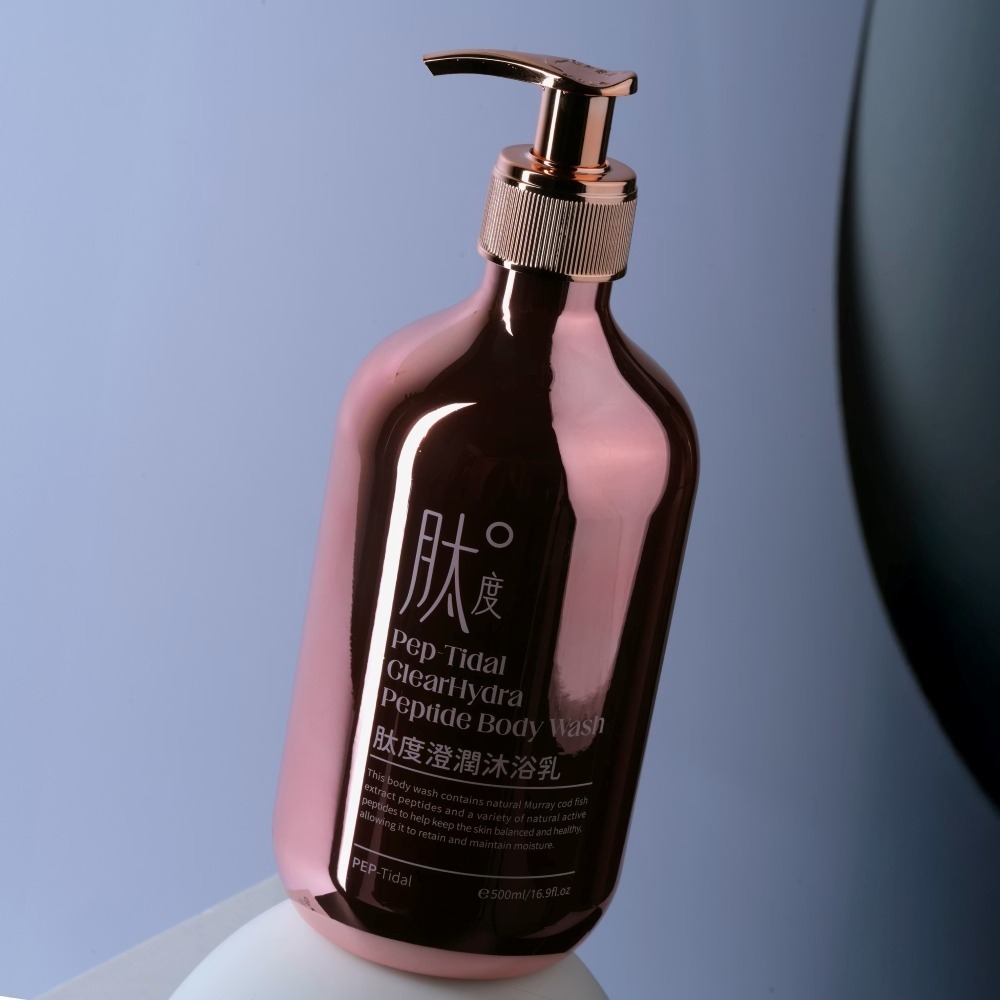 【肽度】澄潤沐浴乳（500ml）_專利胜肽小分子 +石墨烯黑科技+積雪草萃取 修護皮膚&提升柔軟彈性-細節圖2