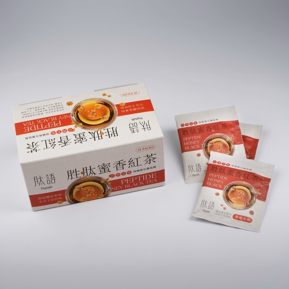 【肽語】胜肽蜜香紅茶綠茶_花蓮舞鶴蜜香茶與胜肽活性因子結合 增加風味&日常保養-規格圖3