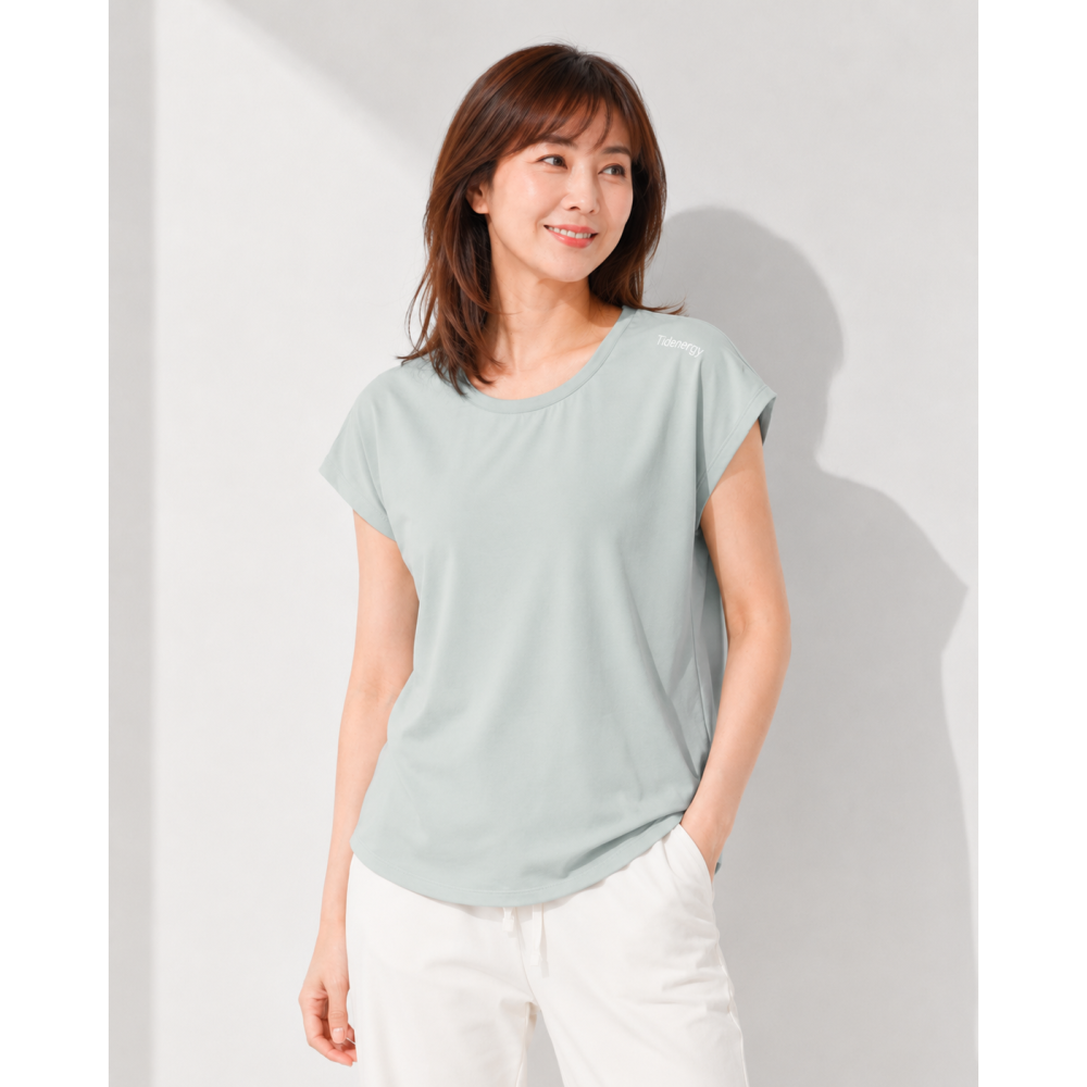 [肽烯力]寡層石墨烯®遠紅外線T恤shirt(女)-細節圖2